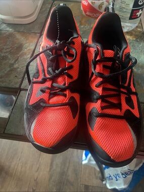 Puma Men's Athletic Shoes in Bright Orange and Black